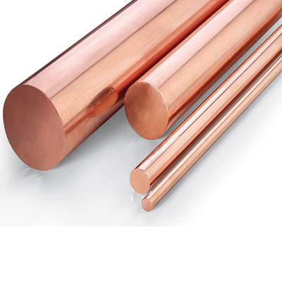 ASTM 99.95% Pure Copper Steel Bar Rod Scrap Mill Finish