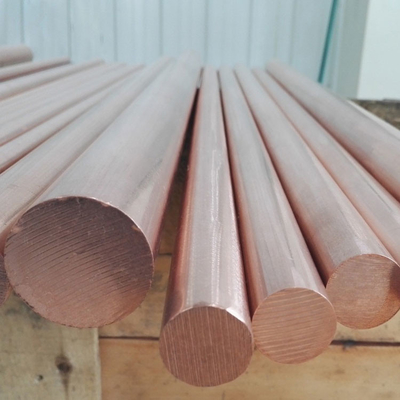 Pure Red Round Copper Bar C1011 C1020 C1100 T2 ETP Rod 2mm 3mm 4mm 5mm 6mm 8mm